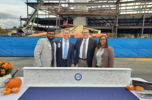 MSOM NEWS:Proposed Medical School Construction Milestone Celebrated at Beam Signing Event